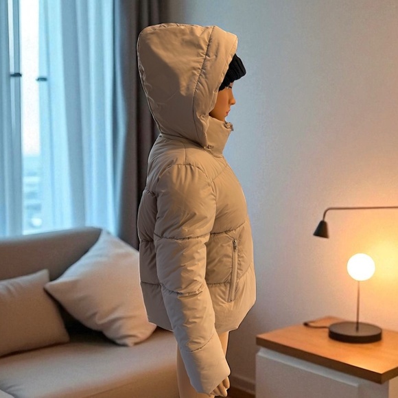 Puffit Detachable Hooded Puffer Jacket. NWT - Picture 7 of 13